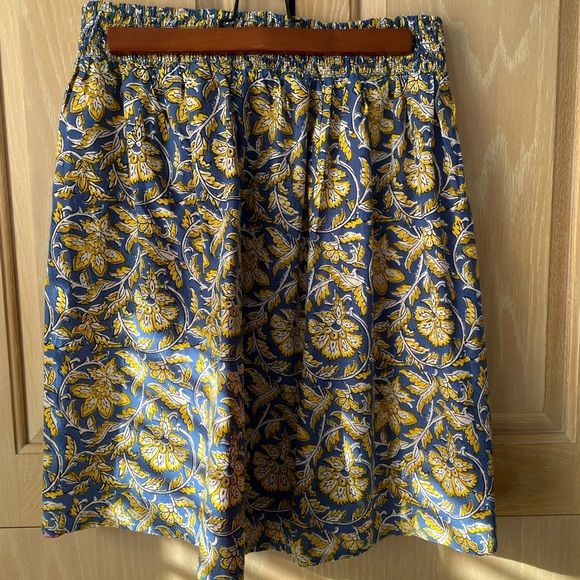 Sundance Reversible Pink and Blue Elastic-Waist Skirt - Picture 3 of 3